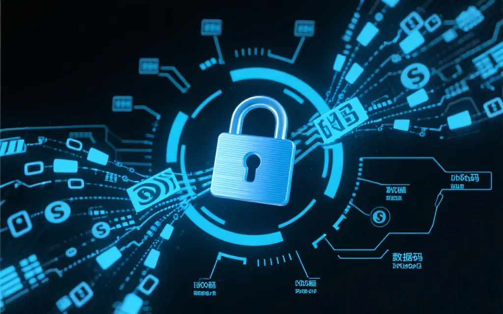 安全加密与数据流程示意